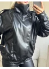 Vintage Oversize Deri Ceket