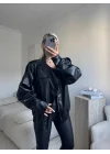 Vintage Oversize Deri Ceket