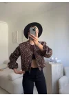 ZR Bomber Kaşe Ceket - LEOPAR