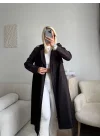 ZR Yaka Detay Trençkot - KAHVE