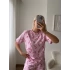 Şeker Baskı Pijama Takımı - PEMBE