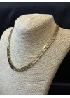 Balık Sırtı Gold Kolye