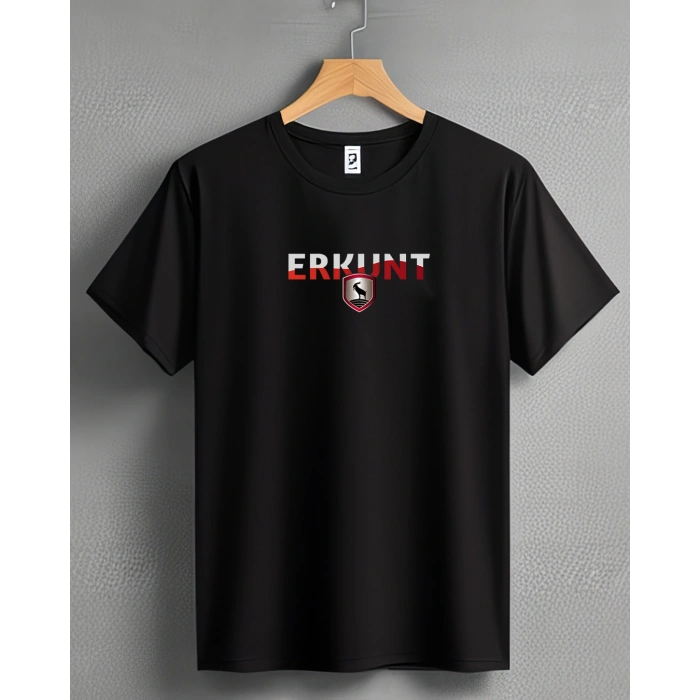 Erkunt Traktör Baskılı Sıfır Yaka Tişört -TM2057
