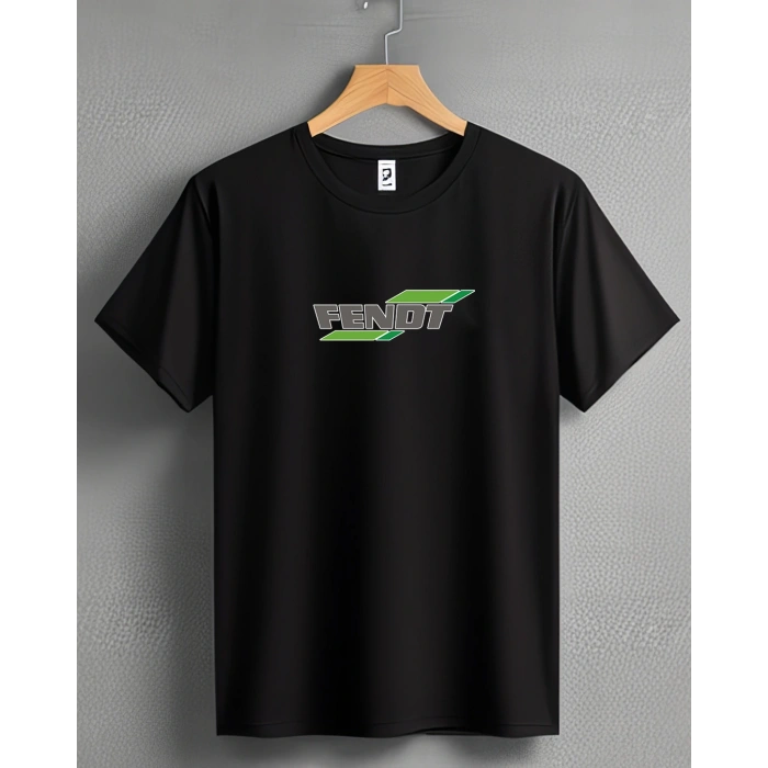 Fendt Traktör Baskılı Sıfır Yaka Tişört -TM2007