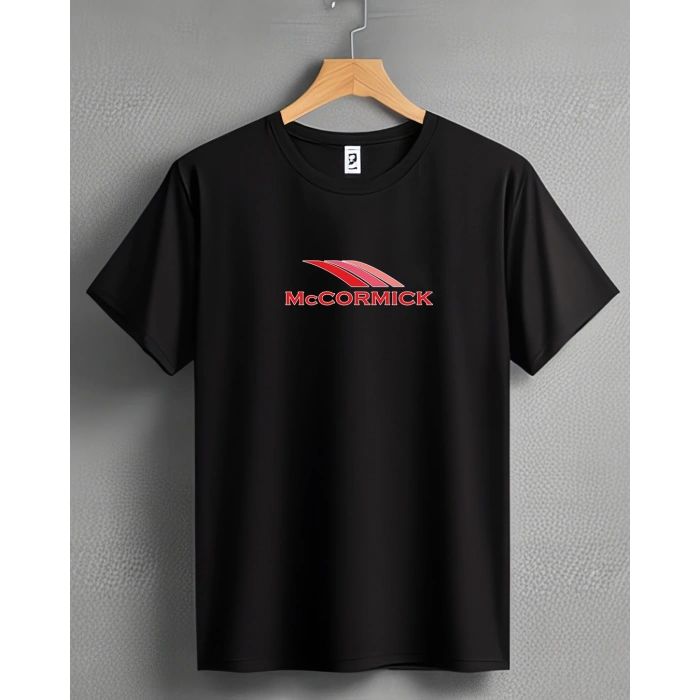 Mc Cormic Traktör Baskılı Sıfır Yaka Tişört -TM2017