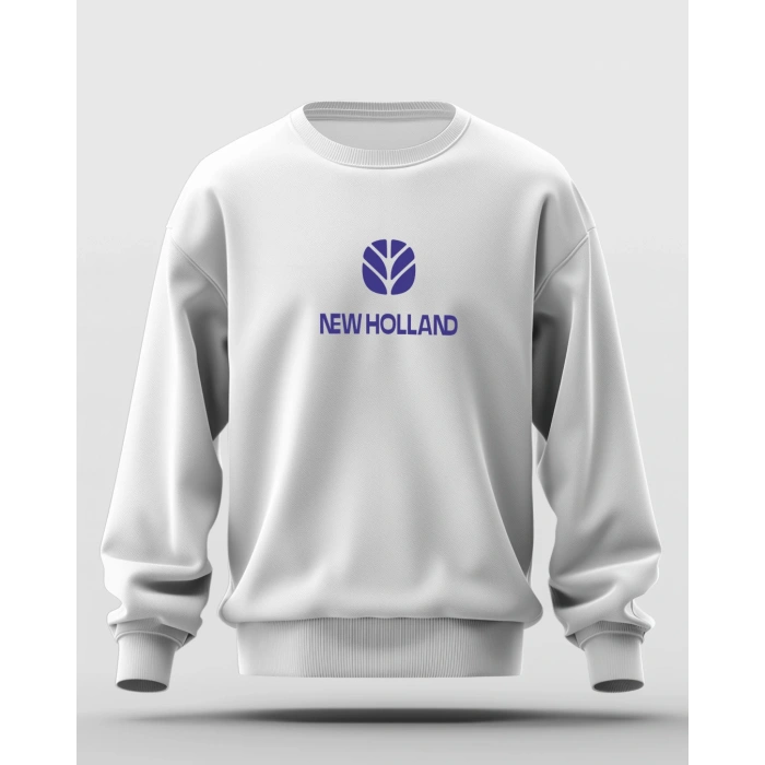 New Holland Traktör Baskılı Sweatshirt -TM2004