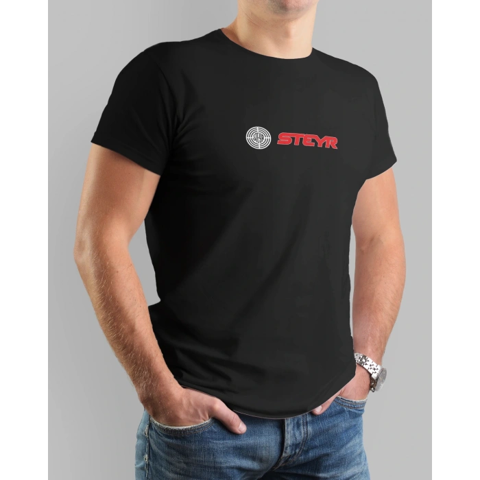 Steyr Traktör Baskılı Sıfır Yaka Tişört -TM2026