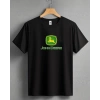 John Deere Traktör Baskılı Sıfır Yaka Tişört -TM2002