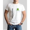 John Deere Traktör Baskılı Sıfır Yaka Tişört -TM2033
