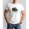 John Deere Traktör Baskılı Sıfır Yaka Tişört -TM2038