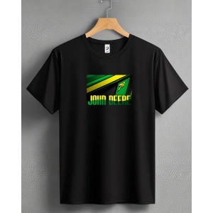 John Deere Traktör Baskılı Sıfır Yaka Tişört -TM2051