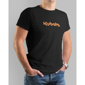 Kubota Traktör Baskılı Sıfır Yaka Tişört -TM2012