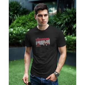 Tümosan Traktör Baskılı Sıfır Yaka Tişört -TM2058