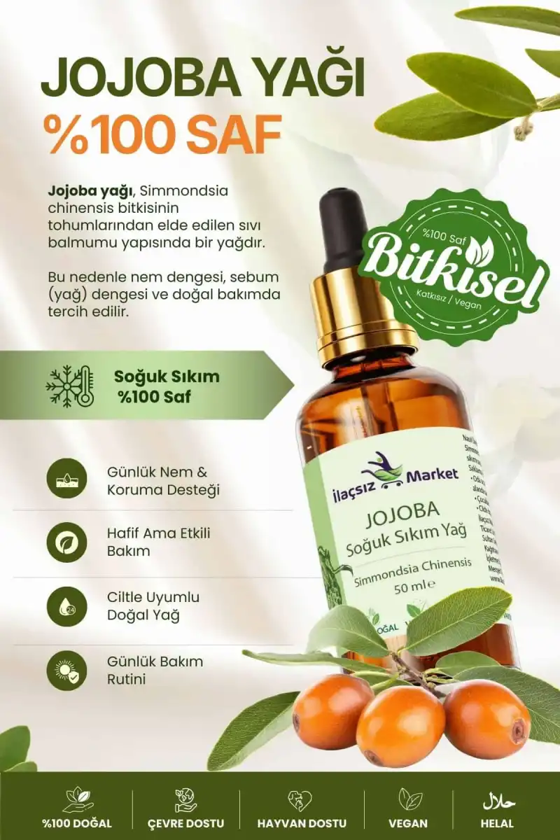Jojoba Yağı / 50 ml.