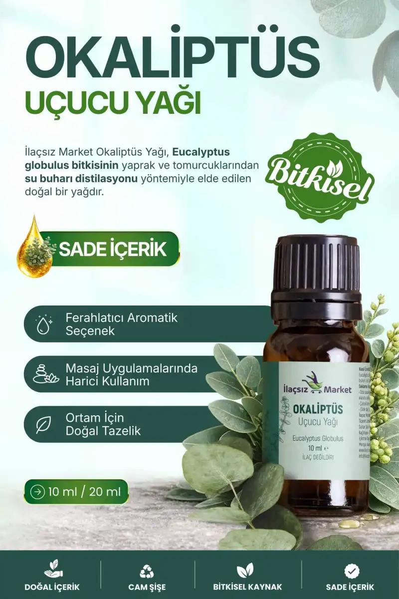 Okaliptüs Yağı / 10 ml (Tıbbi)
