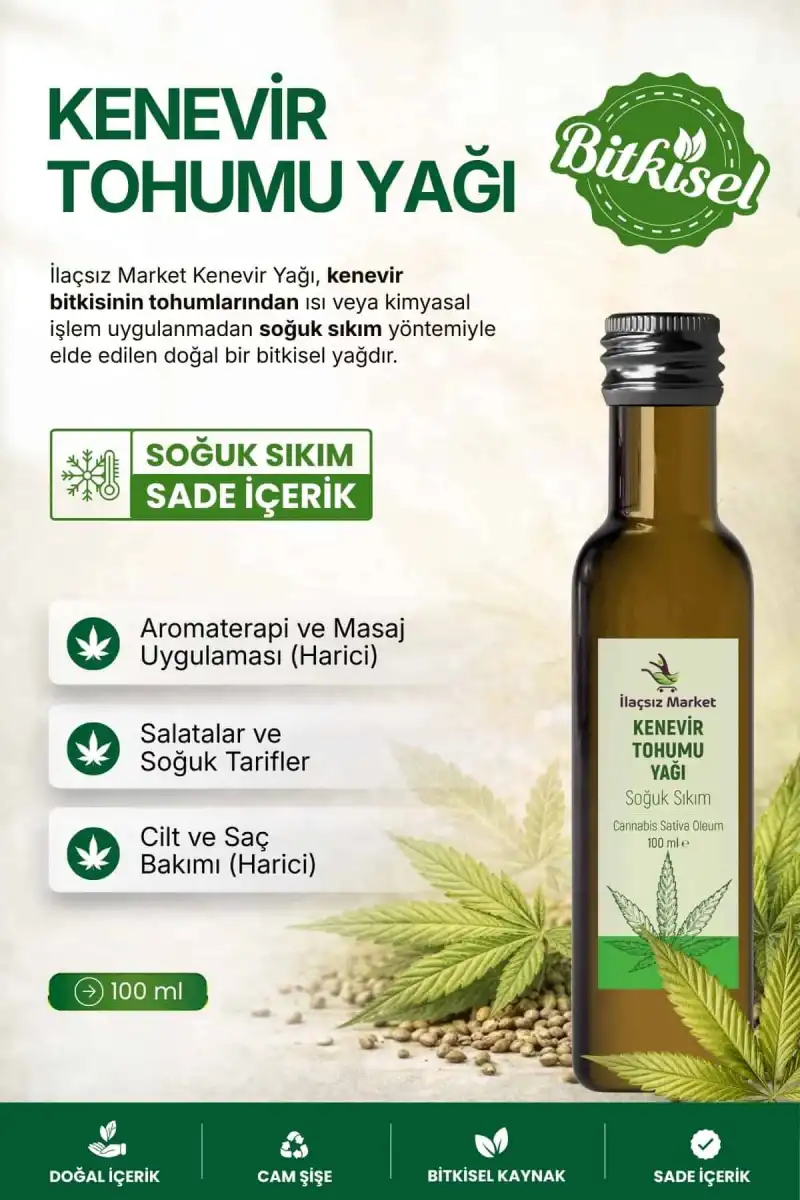 Kenevir Yağı / 100 ml.