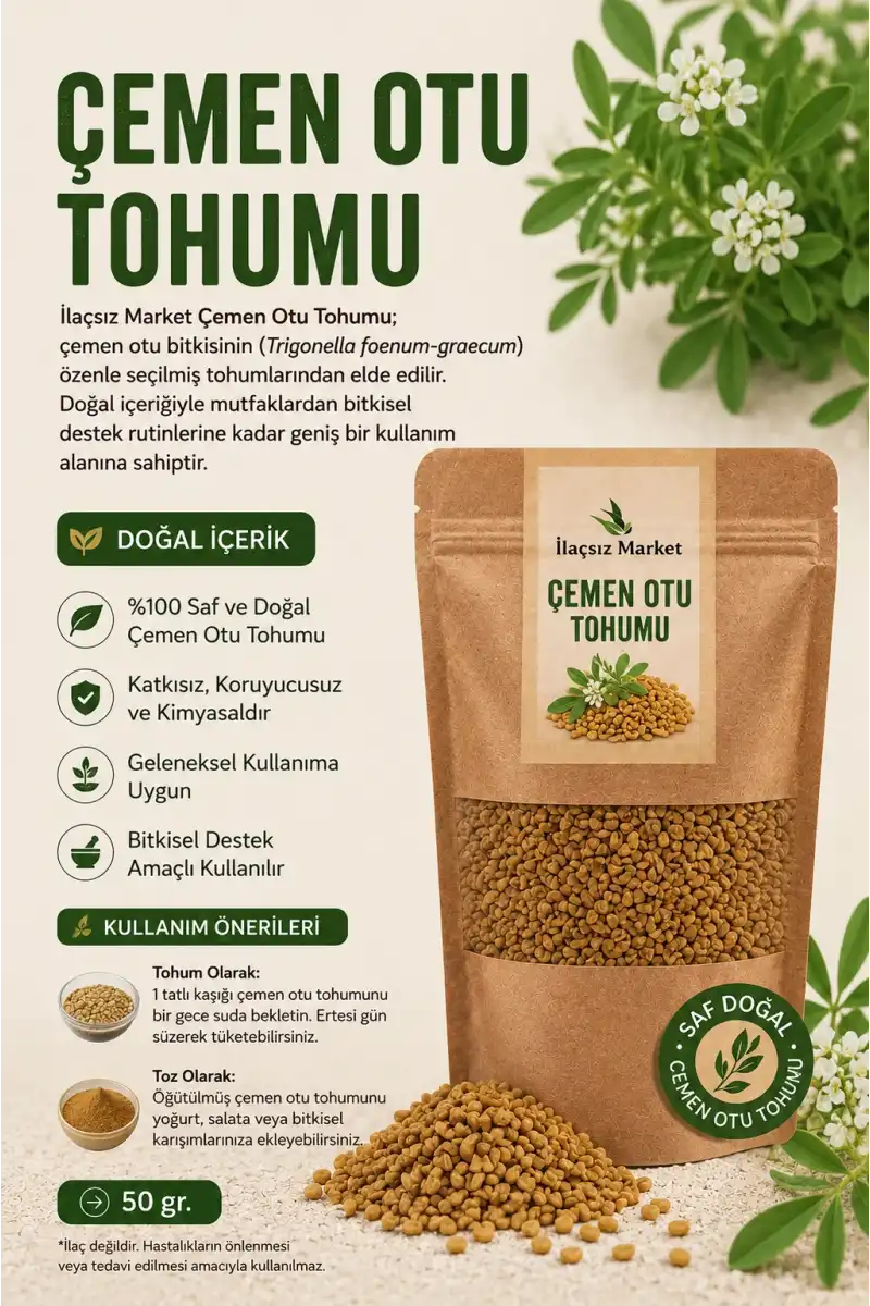 Çemen Otu Tohumu / 50 gr.