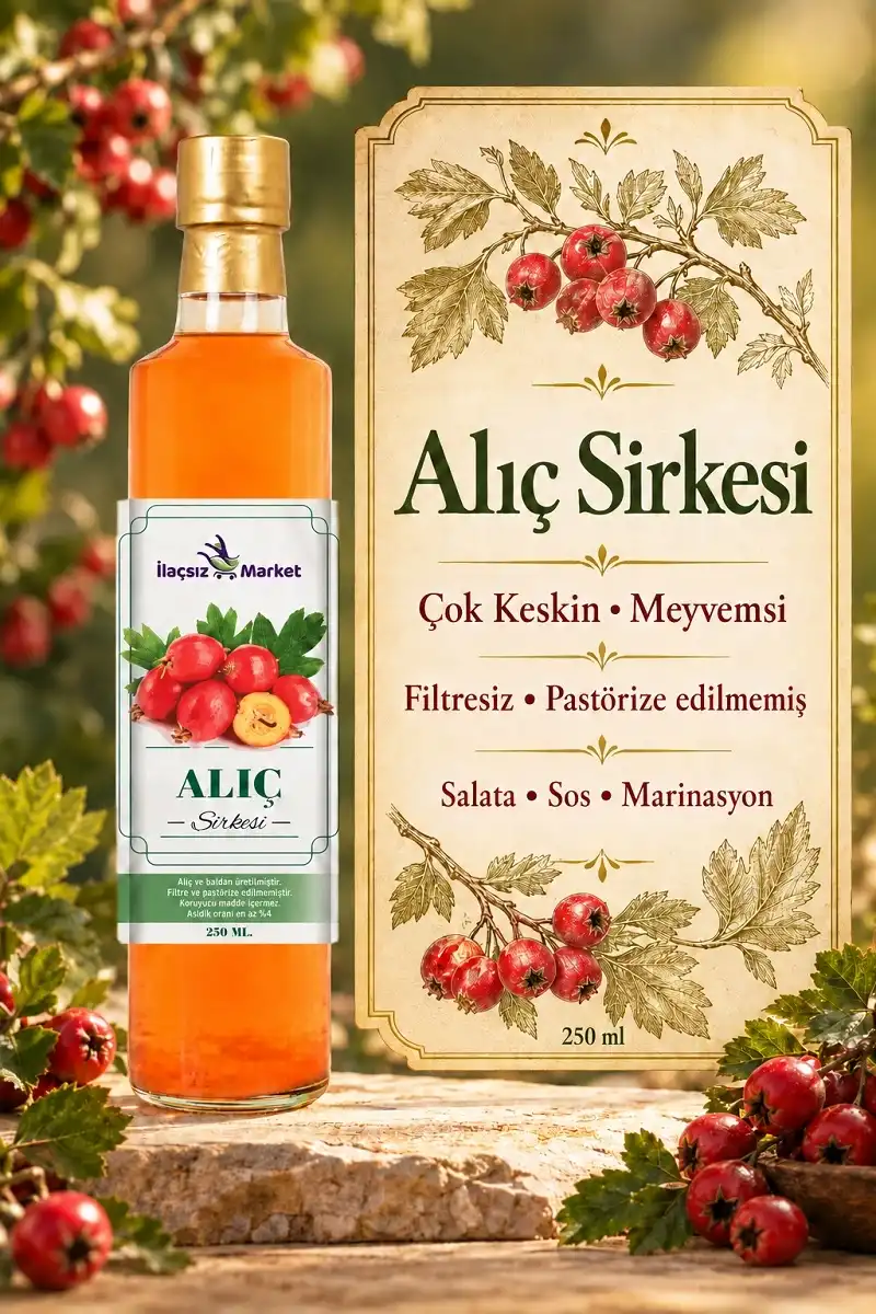 Alıç Sirkesi / 250 ml (Çok Keskin)