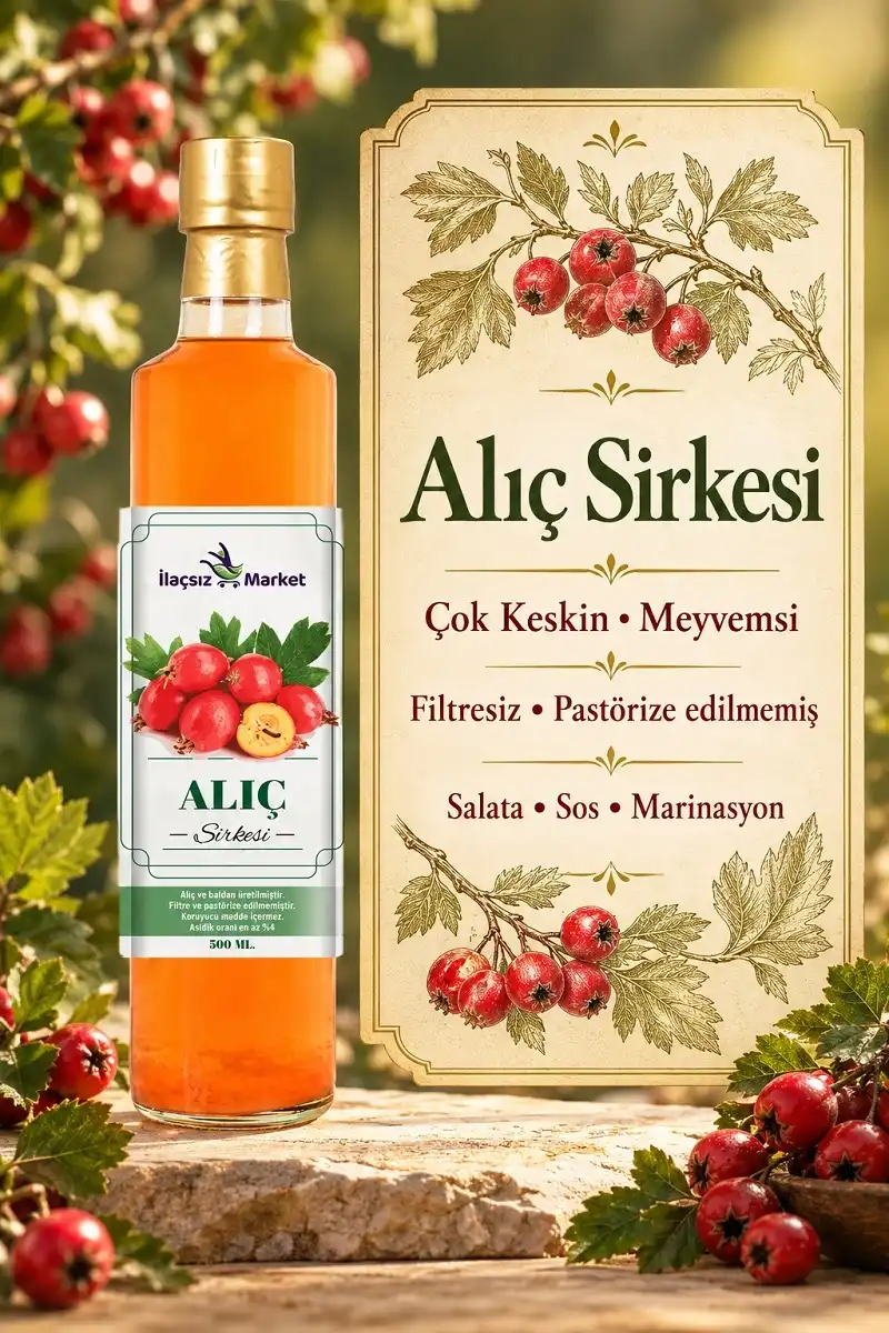 Alıç Sirkesi / 500 ml (Çok Keskin)
