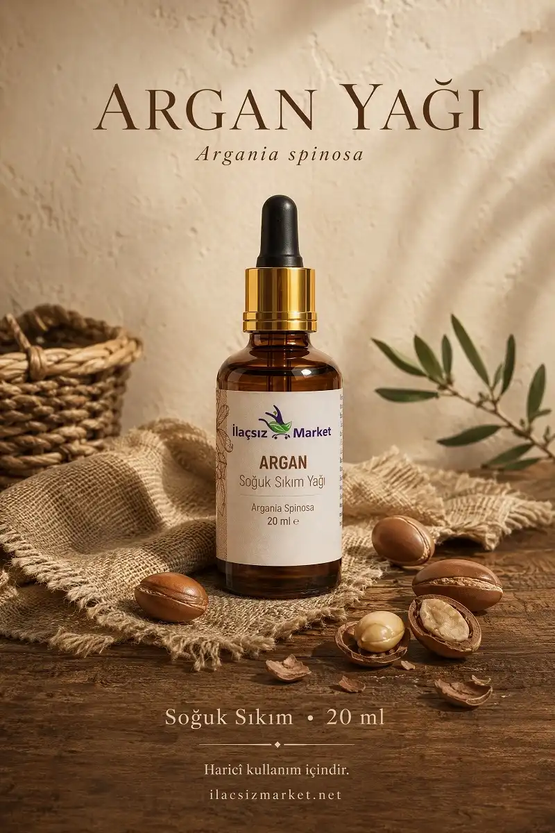 Argan Yağı (Argania Spinosa) – Soğuk Sıkım / 20 ml