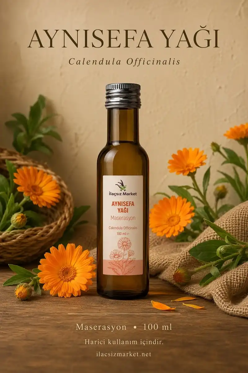 Aynısefa Yağı (Calendula Officinalis) – Maserasyon / 100 ml