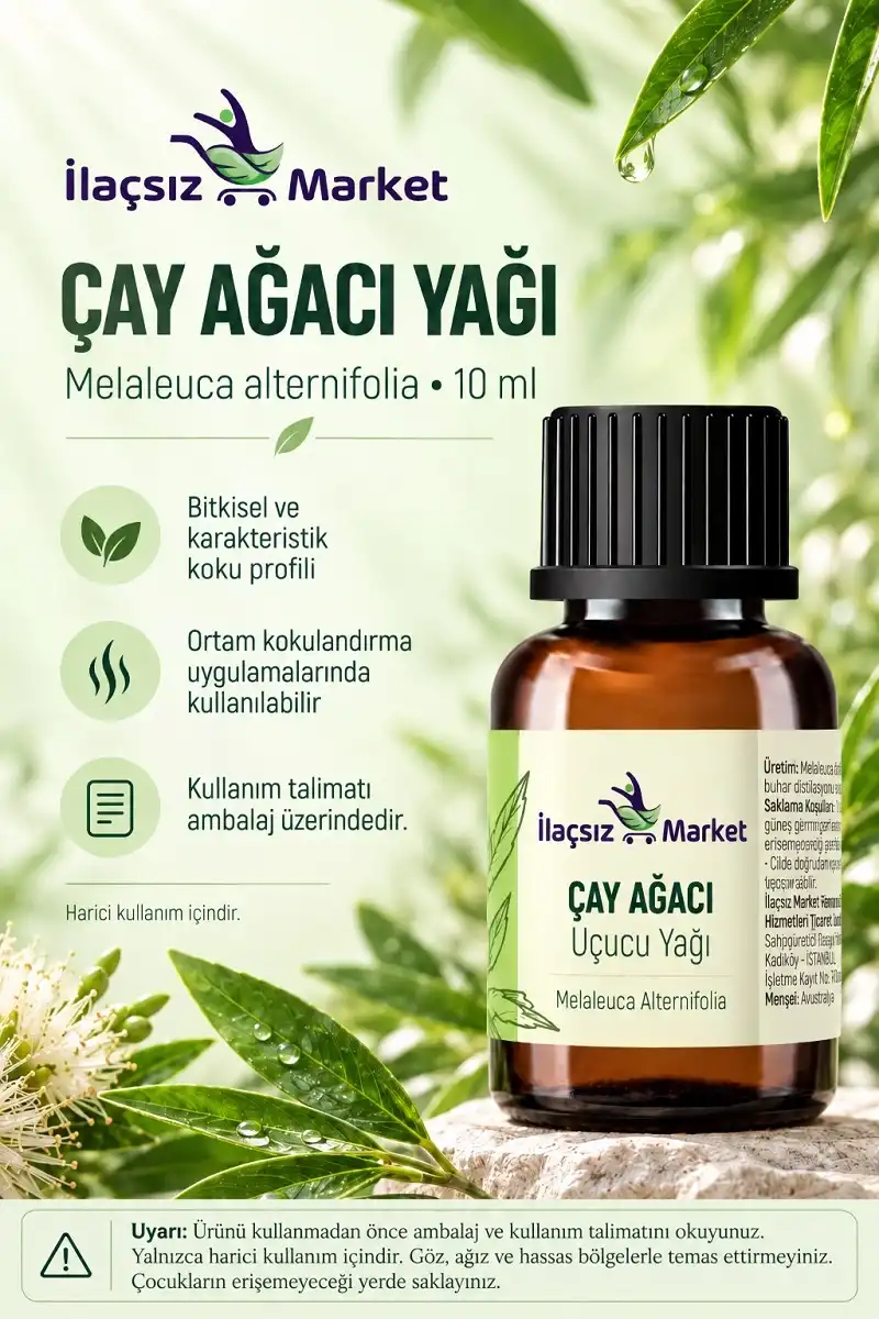 Çay Ağacı Yağı (Melaleuca Alternifolia) / 10 ml