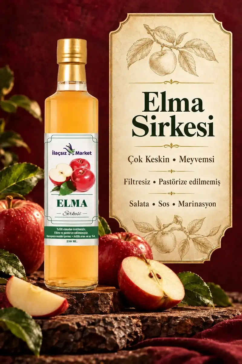 Elma Sirkesi / 250 ml (Çok Keskin)