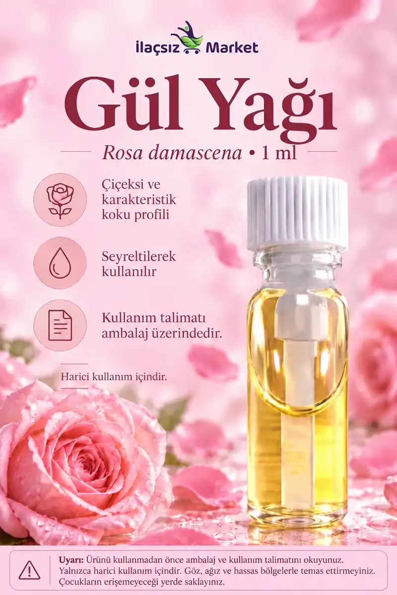 Gül Yağı (Rosa Damascena) / 1 ml