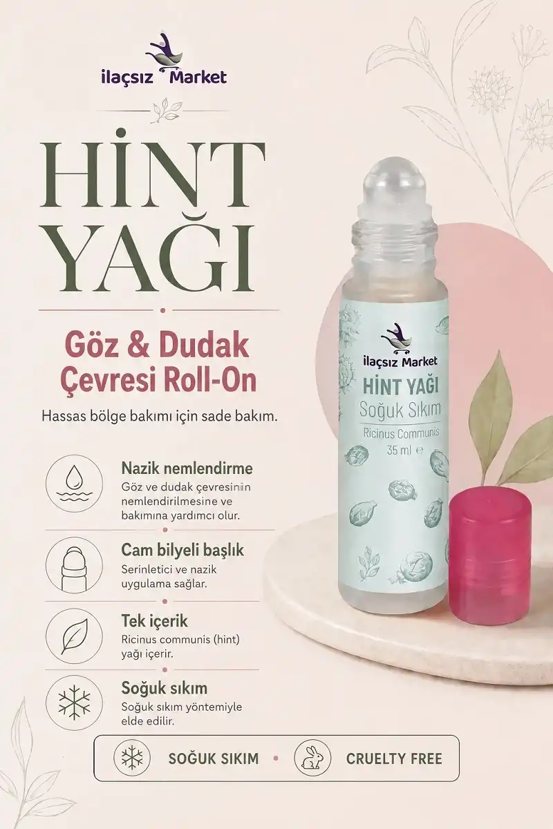Hint Yağı Göz ve Dudak Çevresi Roll-On / 15 CC