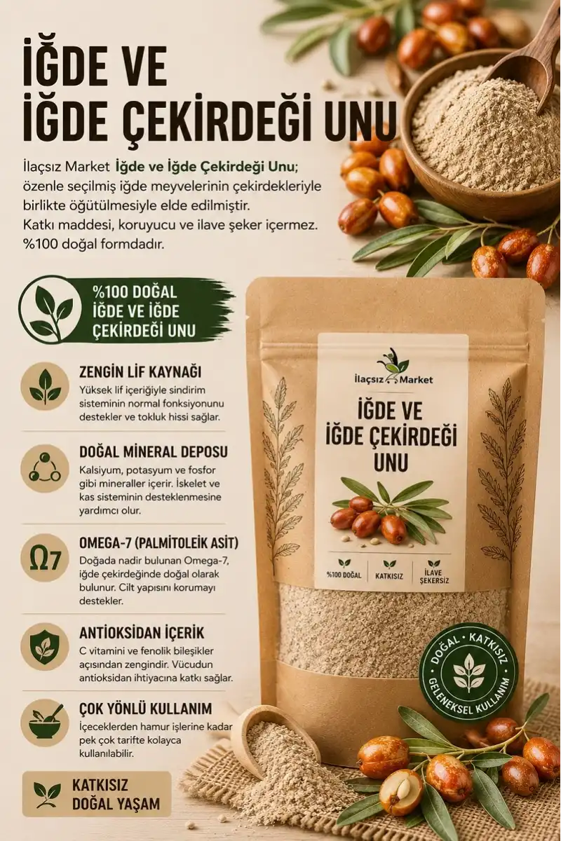 İğde ve İğde Çekirdeği Unu / 50 gr.