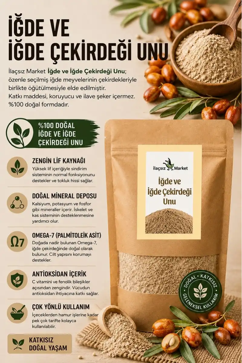 İğde ve İğde Çekirdeği Unu / 50 gr.