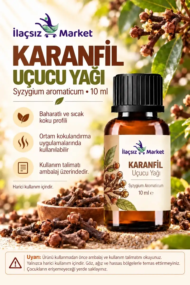 Karanfil Yağı (Syzygium Aromaticum) /10 ml
