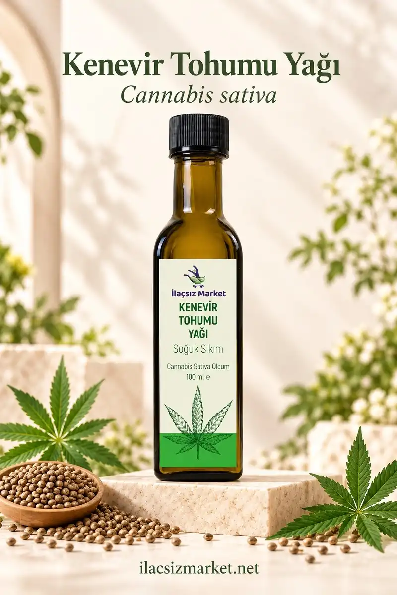 Kenevir Yağı (Cannabis Sativa) – Soğuk Sıkım / 100 ml