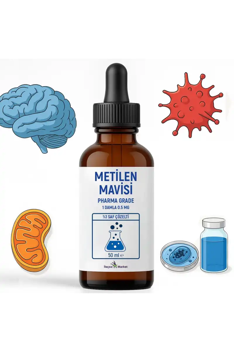 Metilen Mavisi (50 ml) – %1 Saf Çözelti
