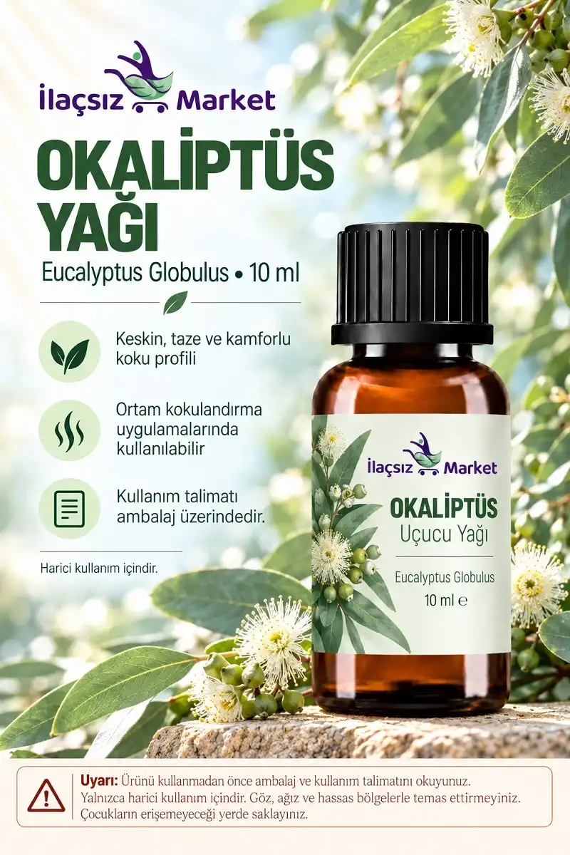 Okaliptüs Yağı (Eucalyptus Globulus) / 10 ml
