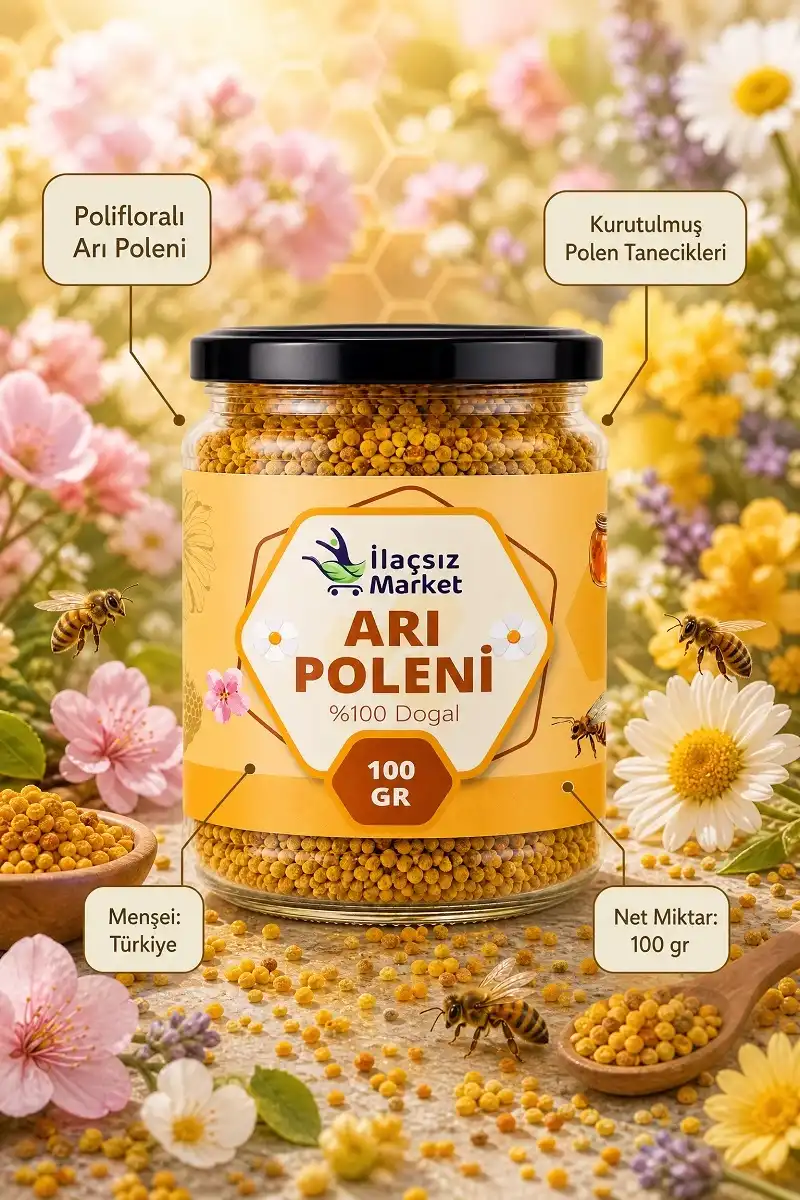 Polifloralı Arı Poleni / 100 gr