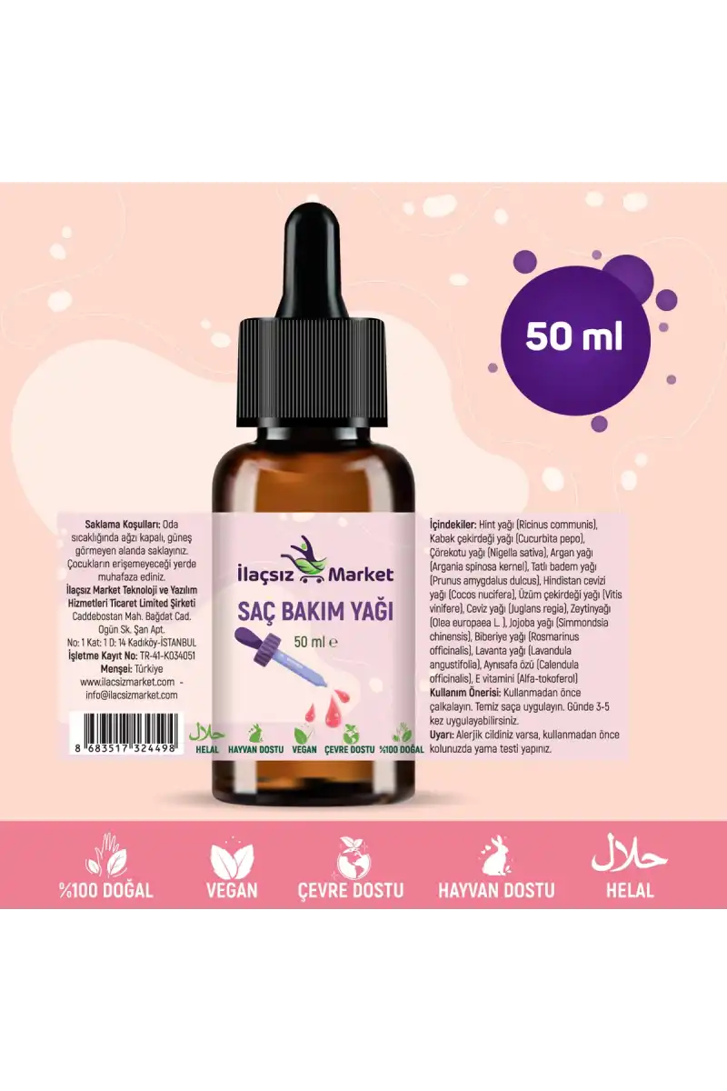 Saç Bakım Yağı / 50 ml