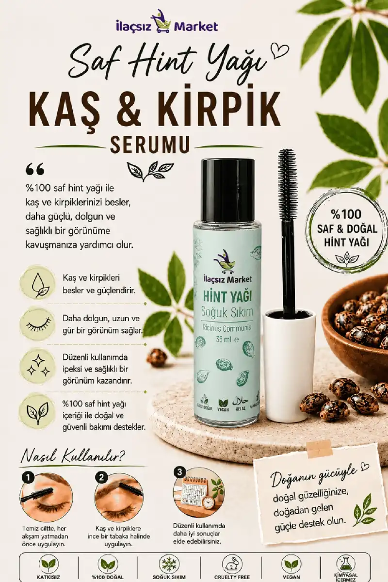 Hint Yağı Kaş ve Kirpik Serumu - 35 CC
