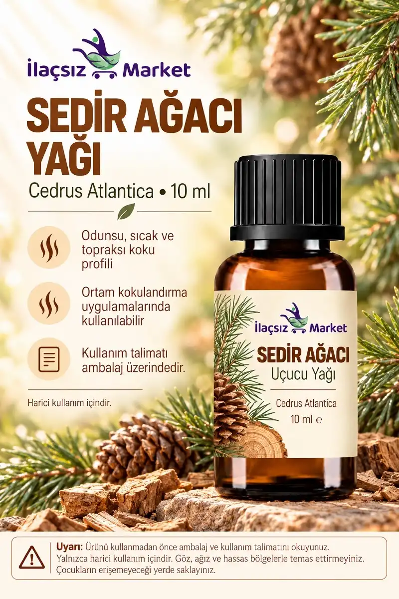 Sedir Ağacı Yağı (Cedrus atlantica) / 10 ml