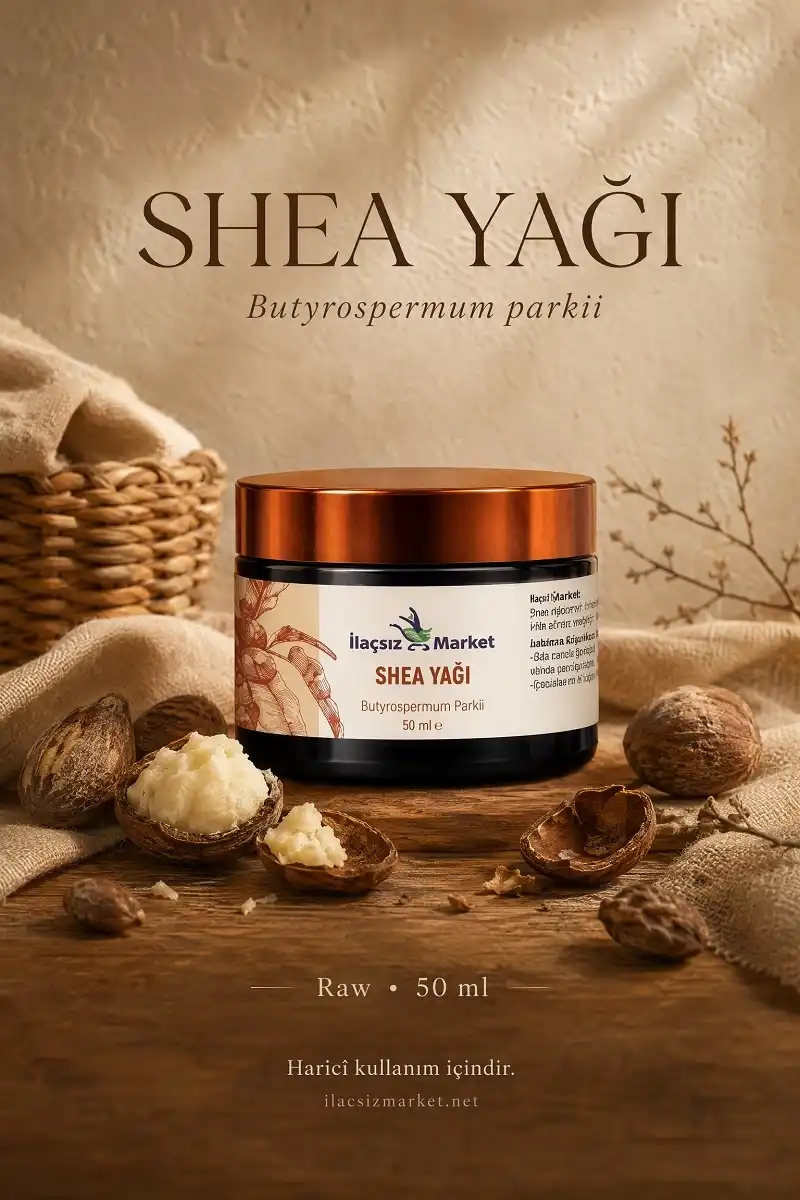 Shea Yağı (Butyrospermum Parkii) – Raw / 50 ml
