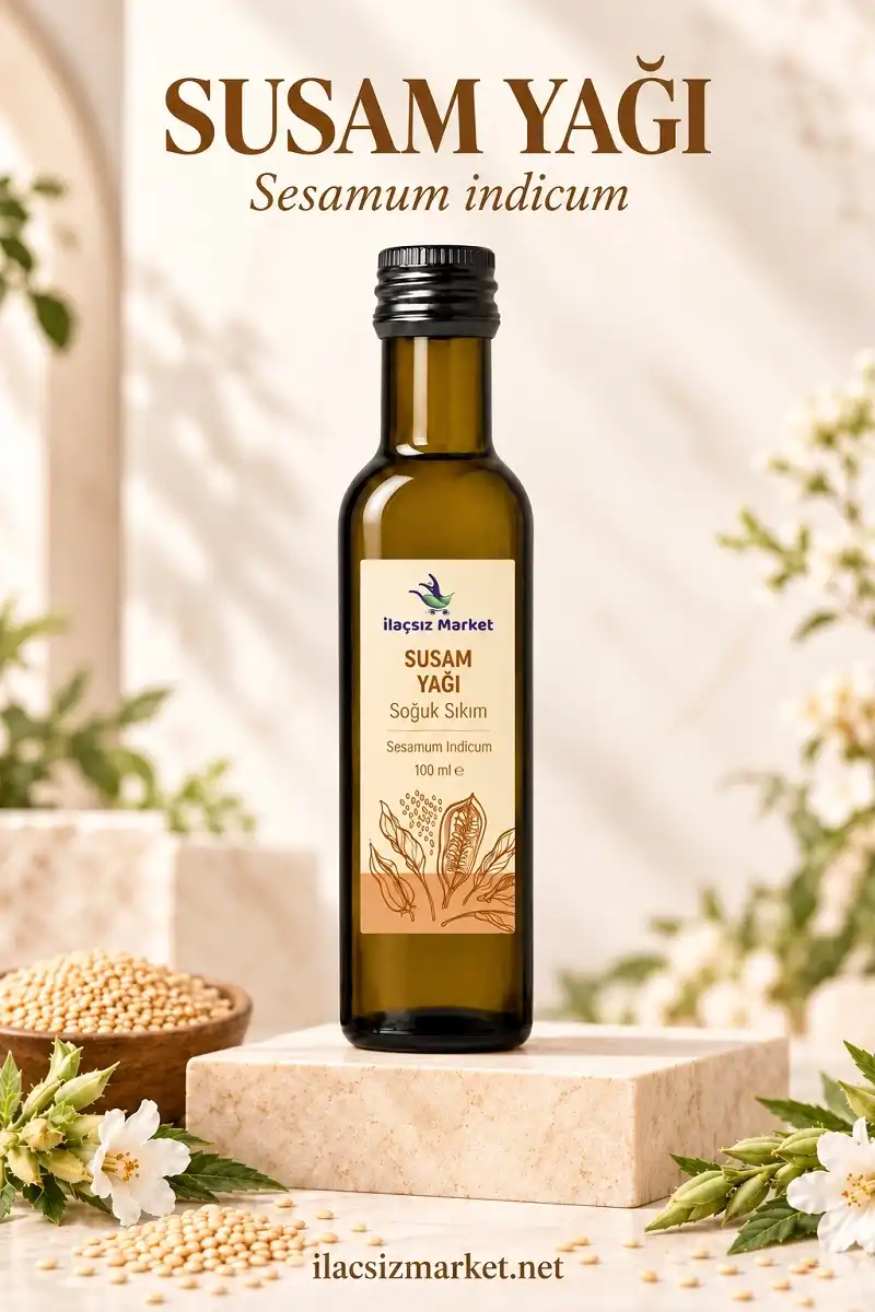 Susam Yağı (Sesamum Indicum) – Soğuk Sıkım / 100 ml