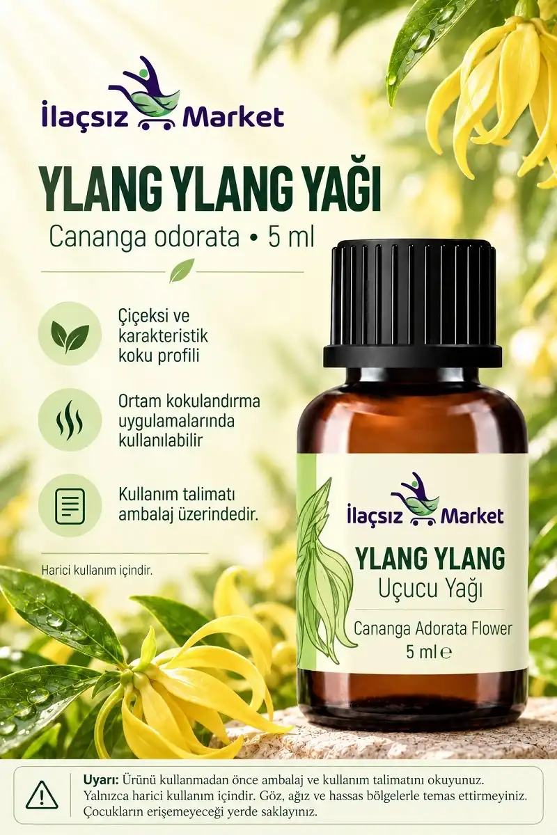 Ylang Ylang Yağı (Cananga Odorata) / 5 ml
