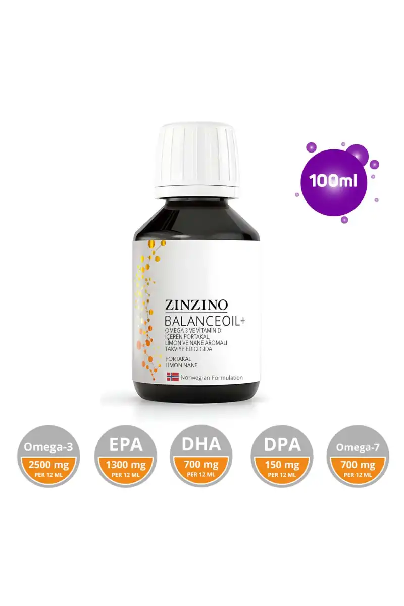 Zinzino Omega 3 - BalanceOil+ 100 ml