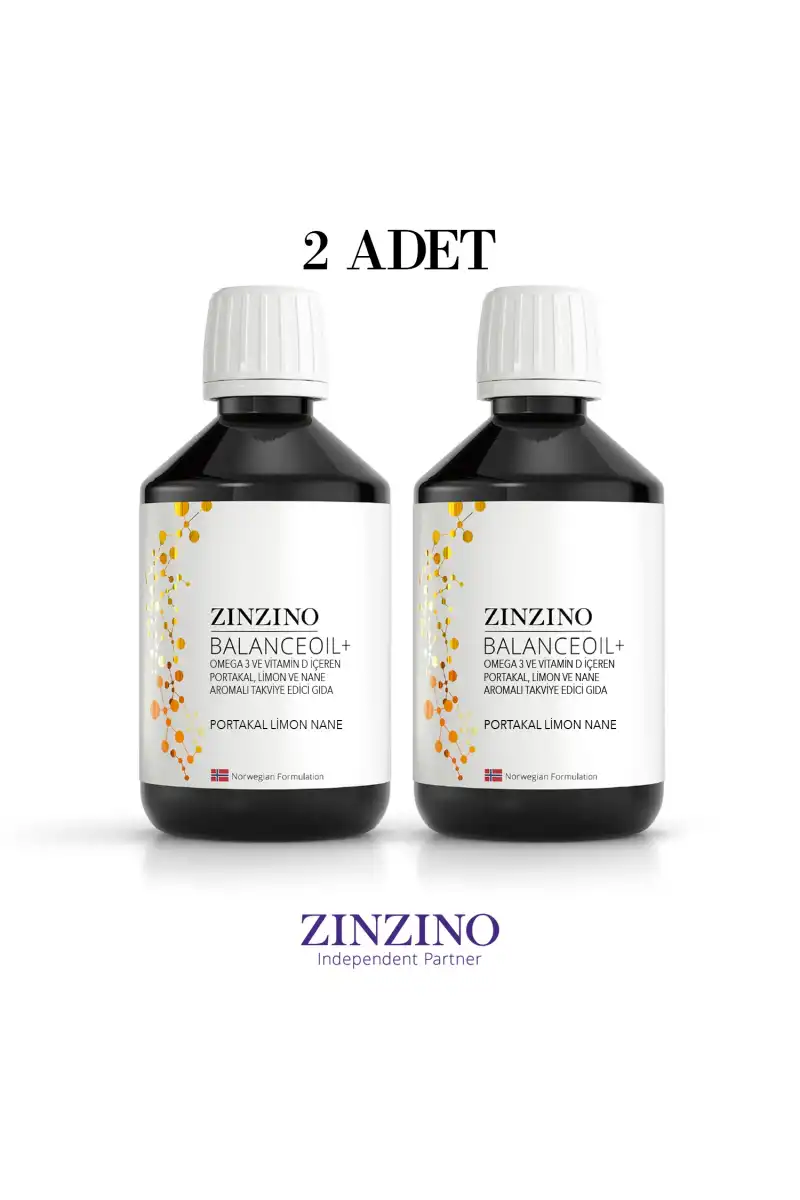 Zinzino Omega 3 - BalanceOil+ 300 ml - 2 ADET