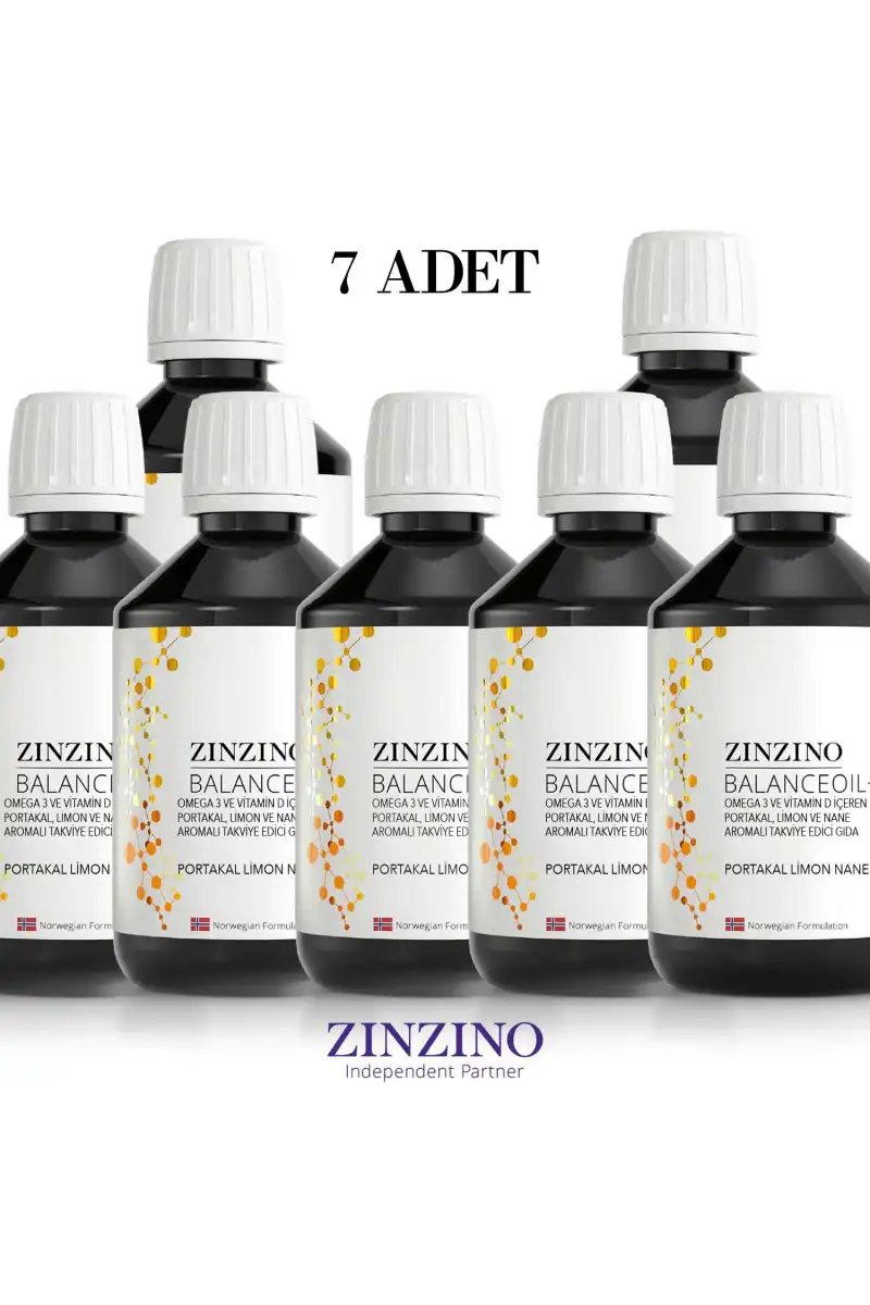Zinzino Omega 3 - BalanceOil+ 300 ml - 7 ADET