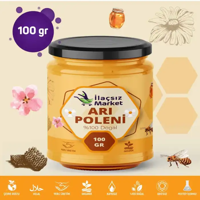 Doğal Arı Poleni / 100 gr