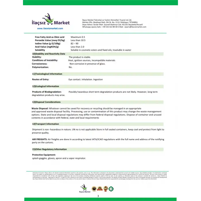 Hint Yağı / 100 ml. (HEXANSIZ)