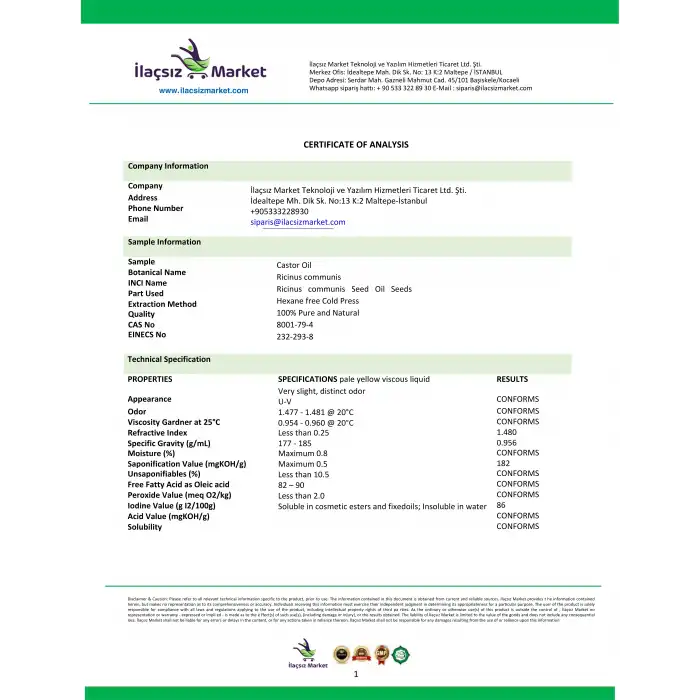 Hint Yağı / 100 ml. (HEXANSIZ)