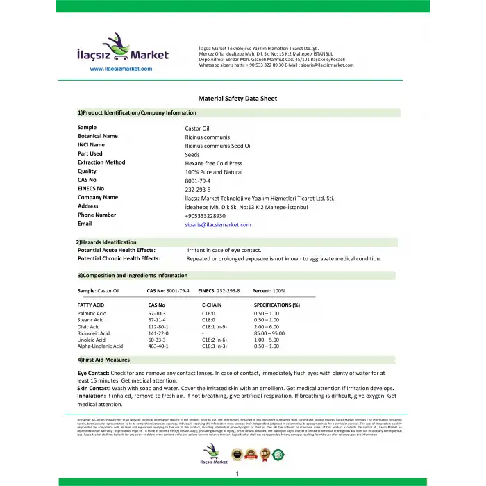 Hint Yağı / 100 ml. (HEXANSIZ)