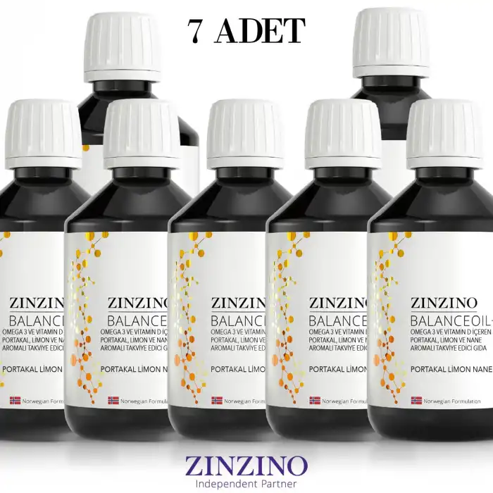 Zinzino Omega 3 - BalanceOil+ 300 ml - 7 ADET